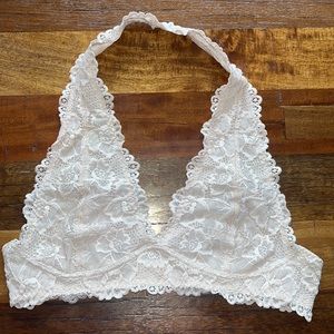 Halter Neck Lace Bralette